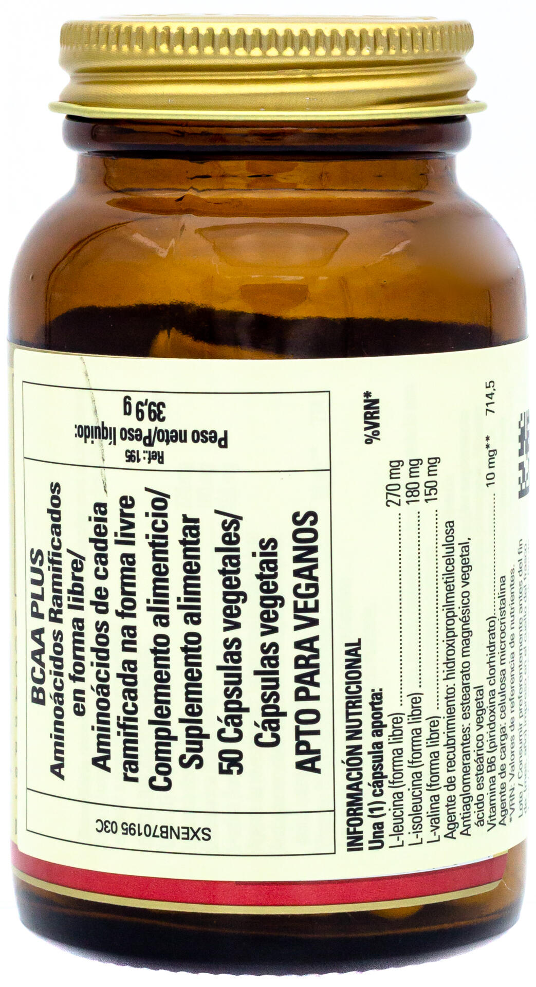 Bcaa Plus 50 cápsulas 2/3