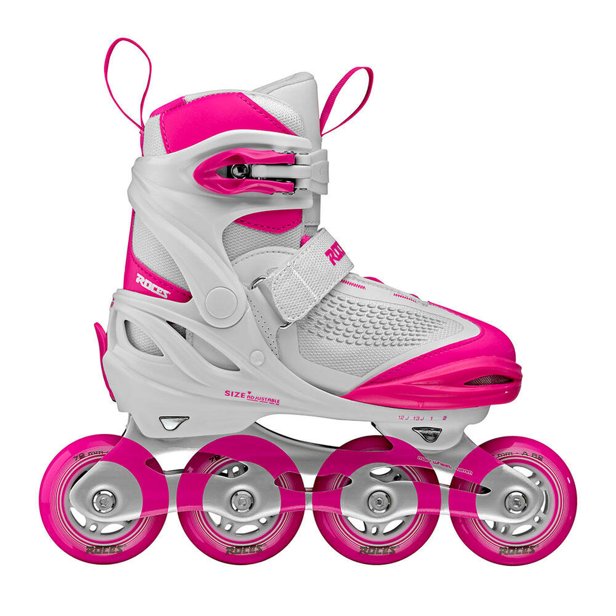 Roces - Patins À Roues Alignées Roces Moody X Tif Pour Filles - Rollers En Ligne - Blanc|rose - Decathlon