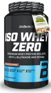 ISO Whey Zero - 908g Crème de Cookies de Biotech USA