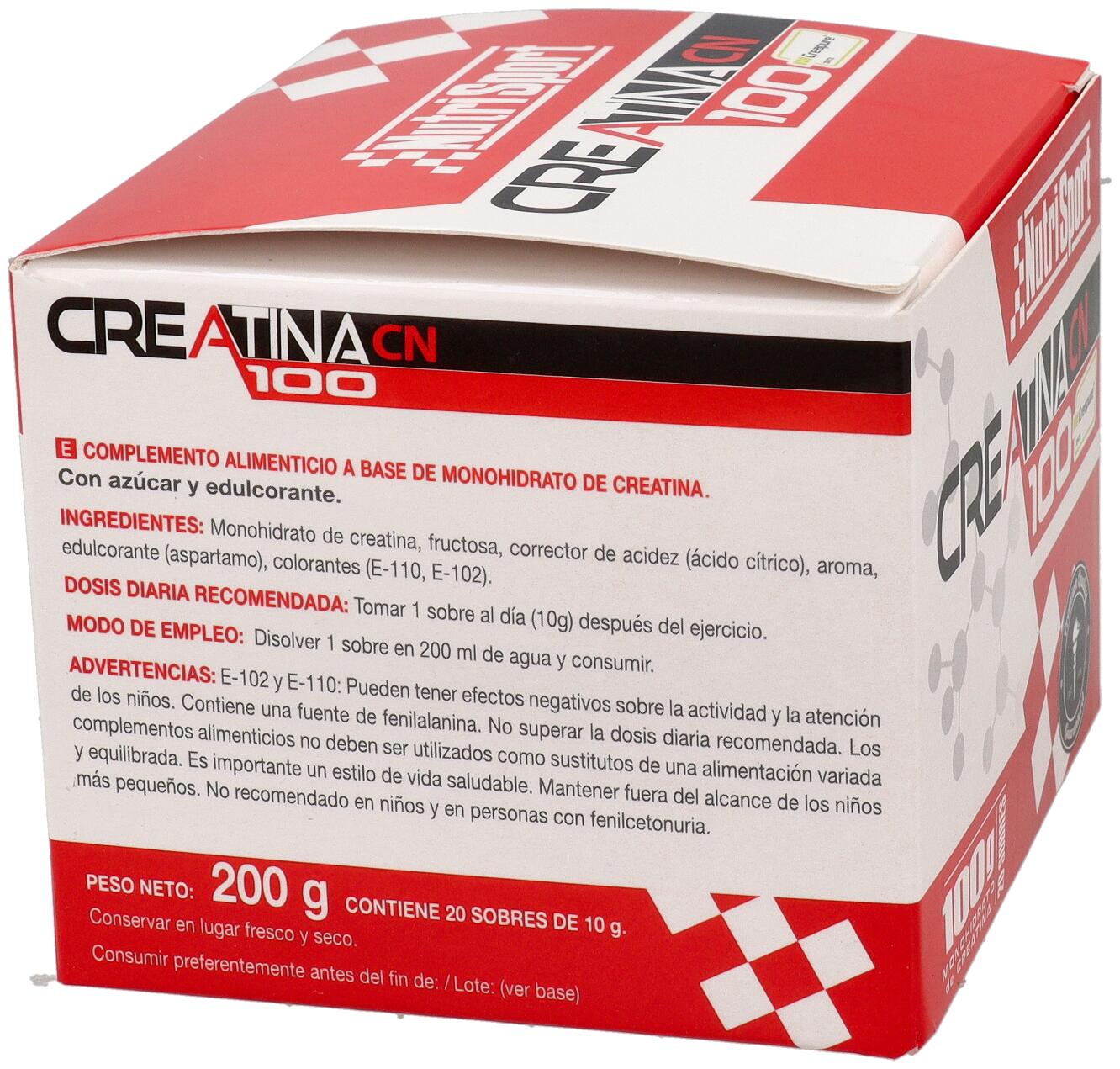 Créatine - 100g sachets de Nutrisport 3/5