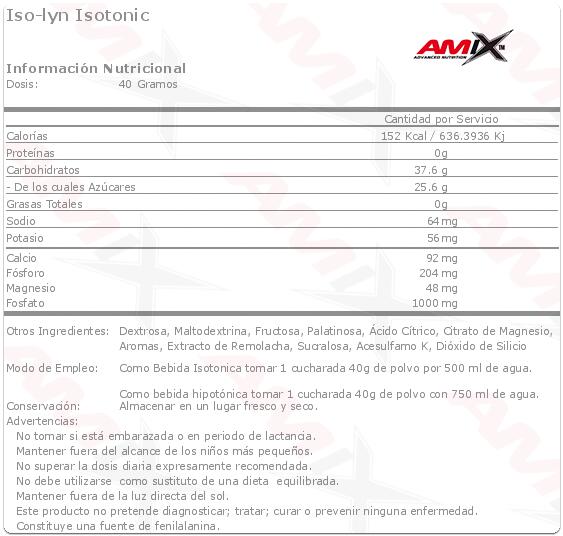 IsoLyn Isotonisches Getränk - 800 g Orange Amix Nutrition 2/5