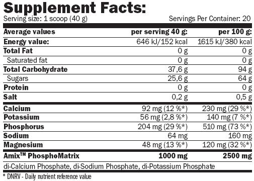 IsoLyn Isotonic Drink - 800g Citron de Amix Nutrition 3/5