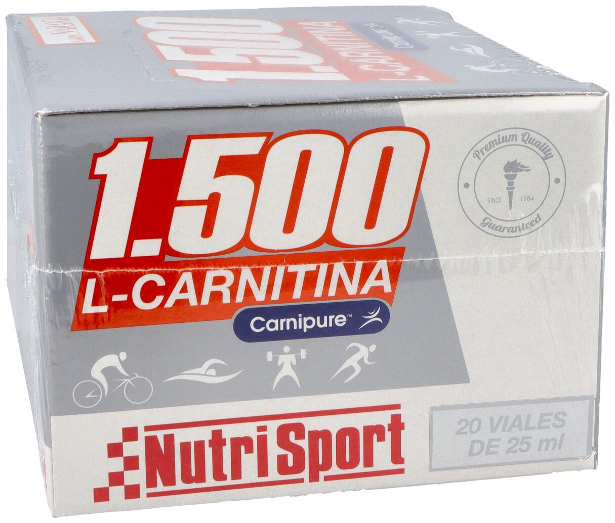 L-Carnitine 1500 - 20 vials Fraise de Nutrisport 3/5