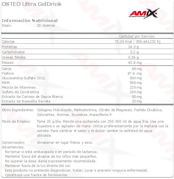 Osteo Ultra JointDrink - 600g Naranja Amix Nutrition 2/4