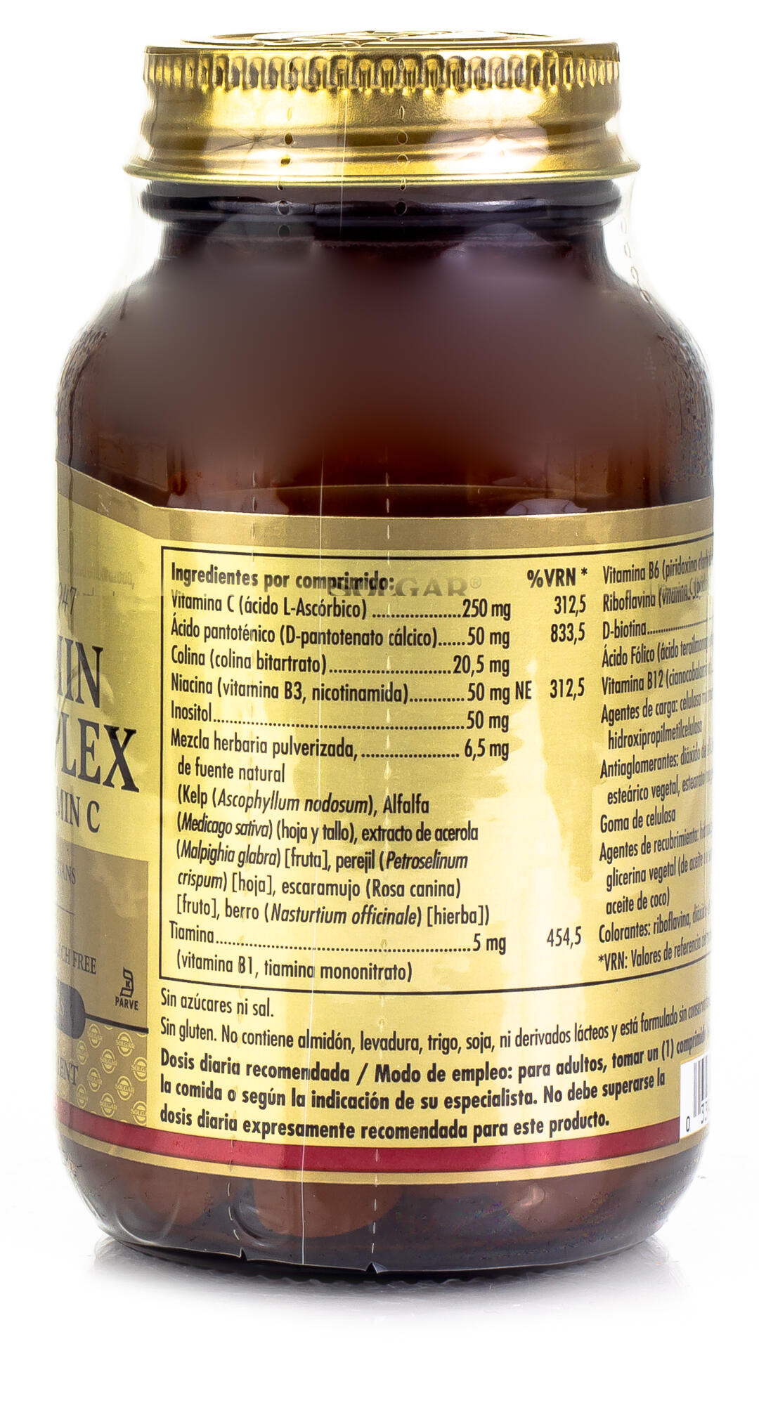 Vitamina B Complex con vitamina C 3/3