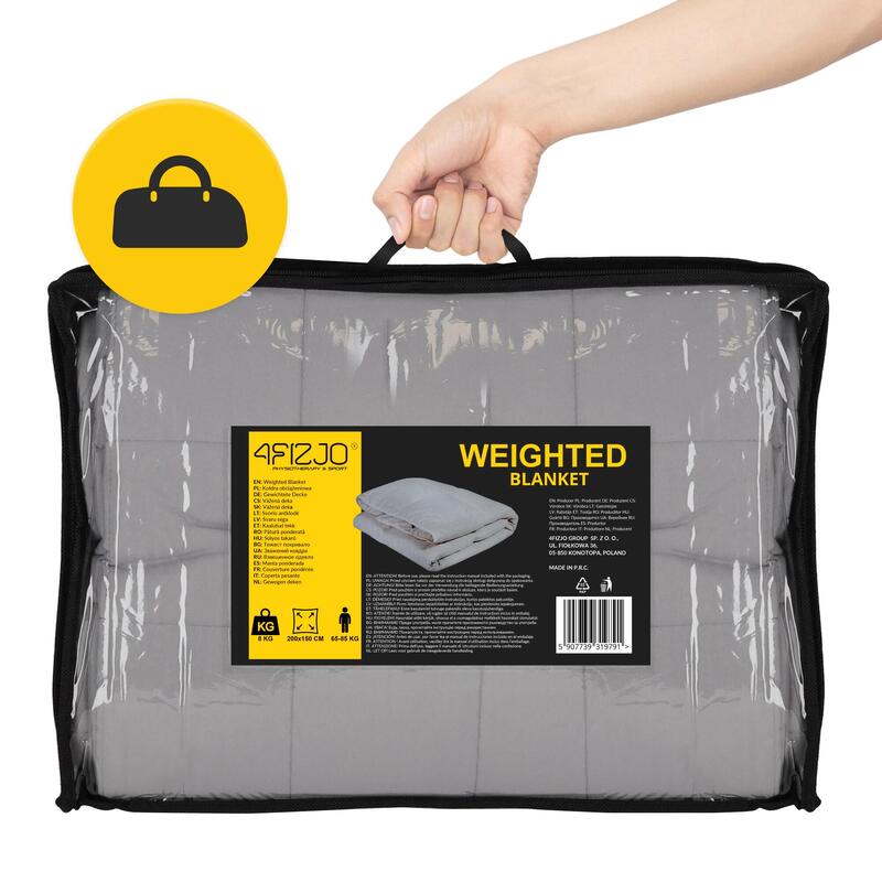 Pătură grea antistres 4FIZJO 8 kg
