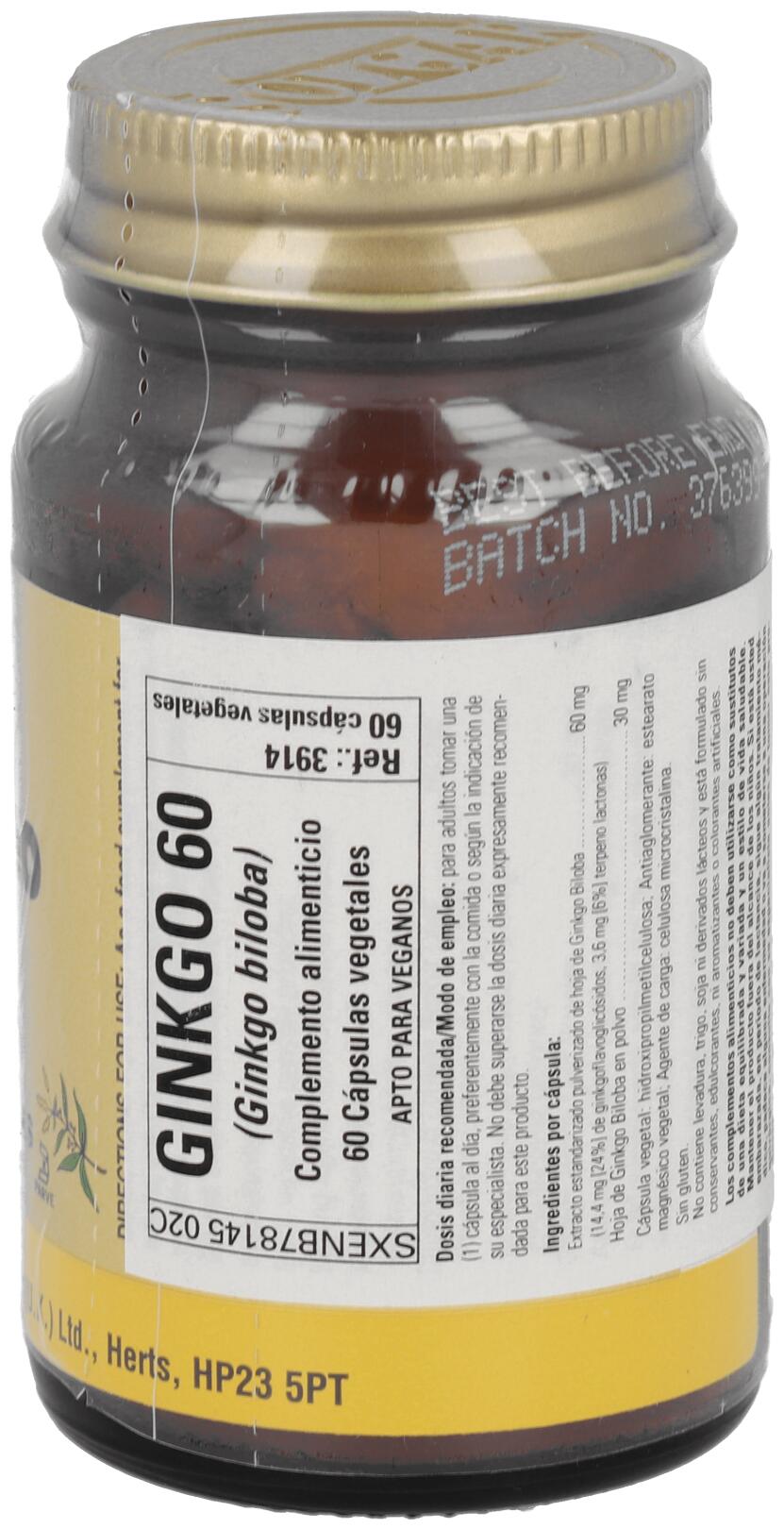 Ginkgo 60 cápsulas 2/3