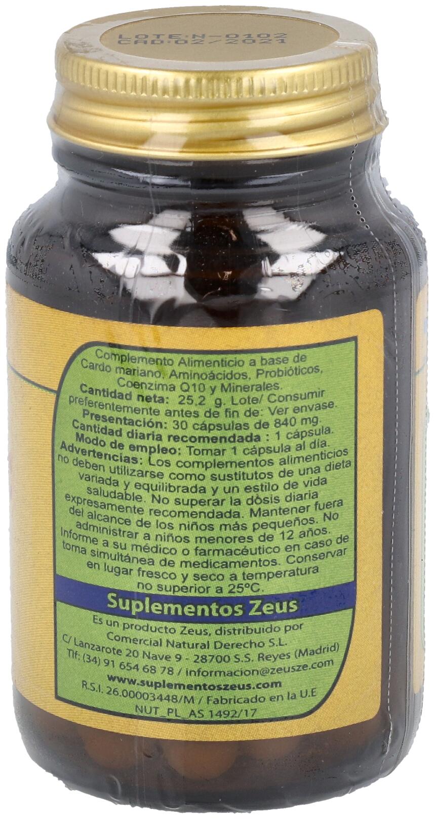 Zeus Depur Bac Probioticos 30 Capsulas 2/3