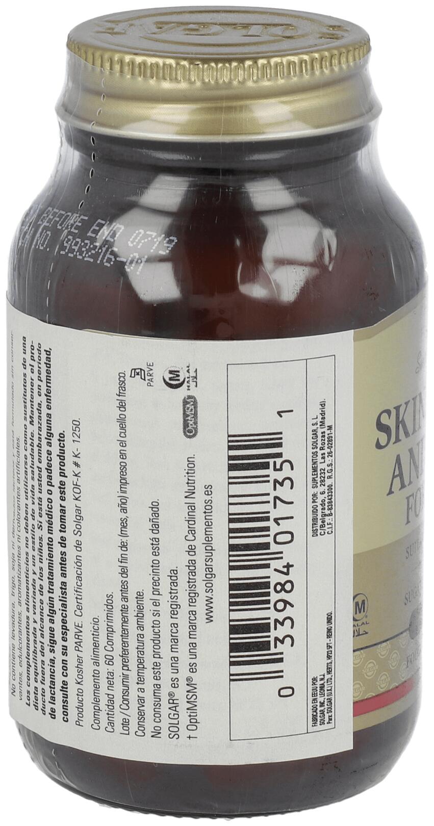 Piel Uñas y Cabello 60 Tabletas 3/3