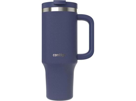 Kubek termiczny ze słomką 1200 ml, Indygo modra