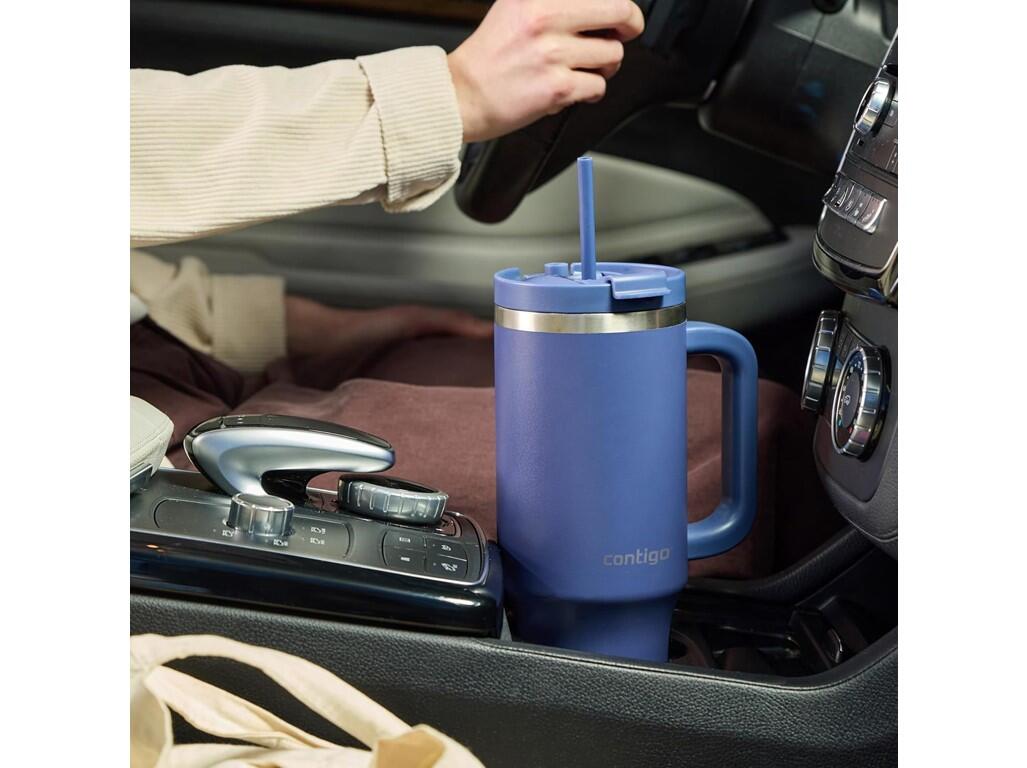 Tazza termica con cannuccia Contigo 1200 ml, indaco blu 6/6