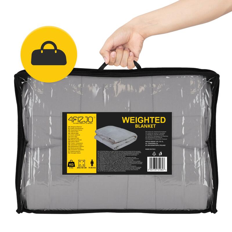 Pătură grea antistres 4FIZJO 9 kg