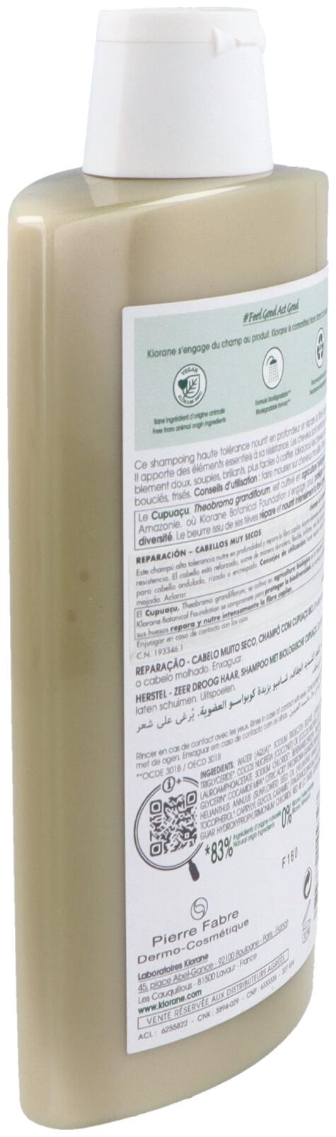 Shampooing réparateur Klorane 400 ml 2/3