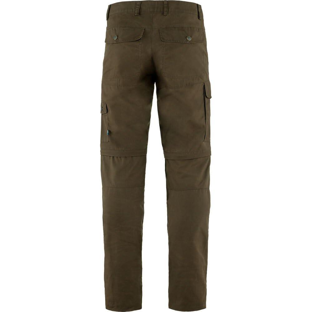 Fjallraven Karl Pro Pantaloni Zip-Off Uomo, Dark Olive, Taglia 50 2/2