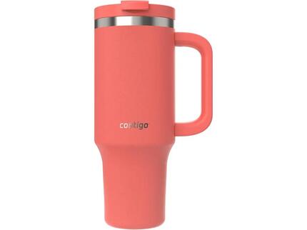 Kubek termiczny ze słomką 1200 ml, Indygo modra