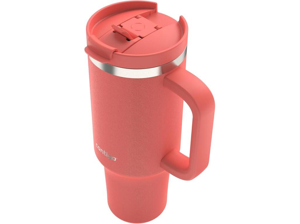Tazza termica con cannuccia Contigo 1200 ml, corallo 3/6