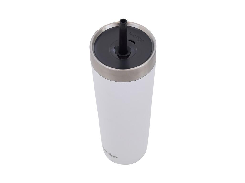 Tazza termica con cannuccia Contigo 720 ml, bianca 2/7