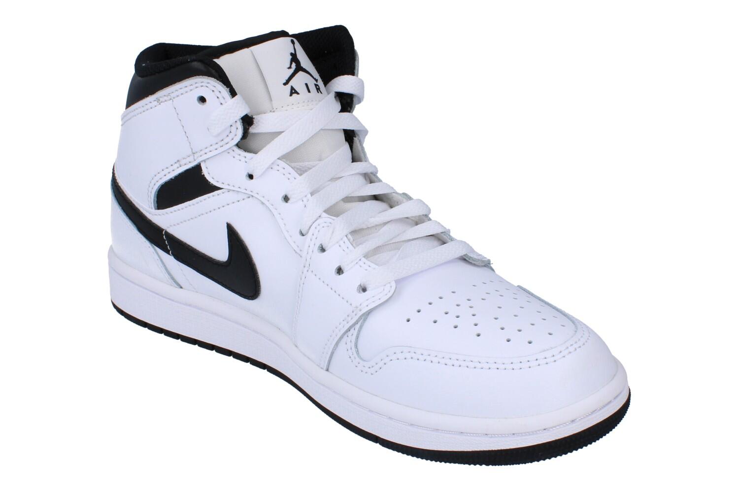 Chaussures Hommes Nike Air Jordan 1 Mid blanc 4/5