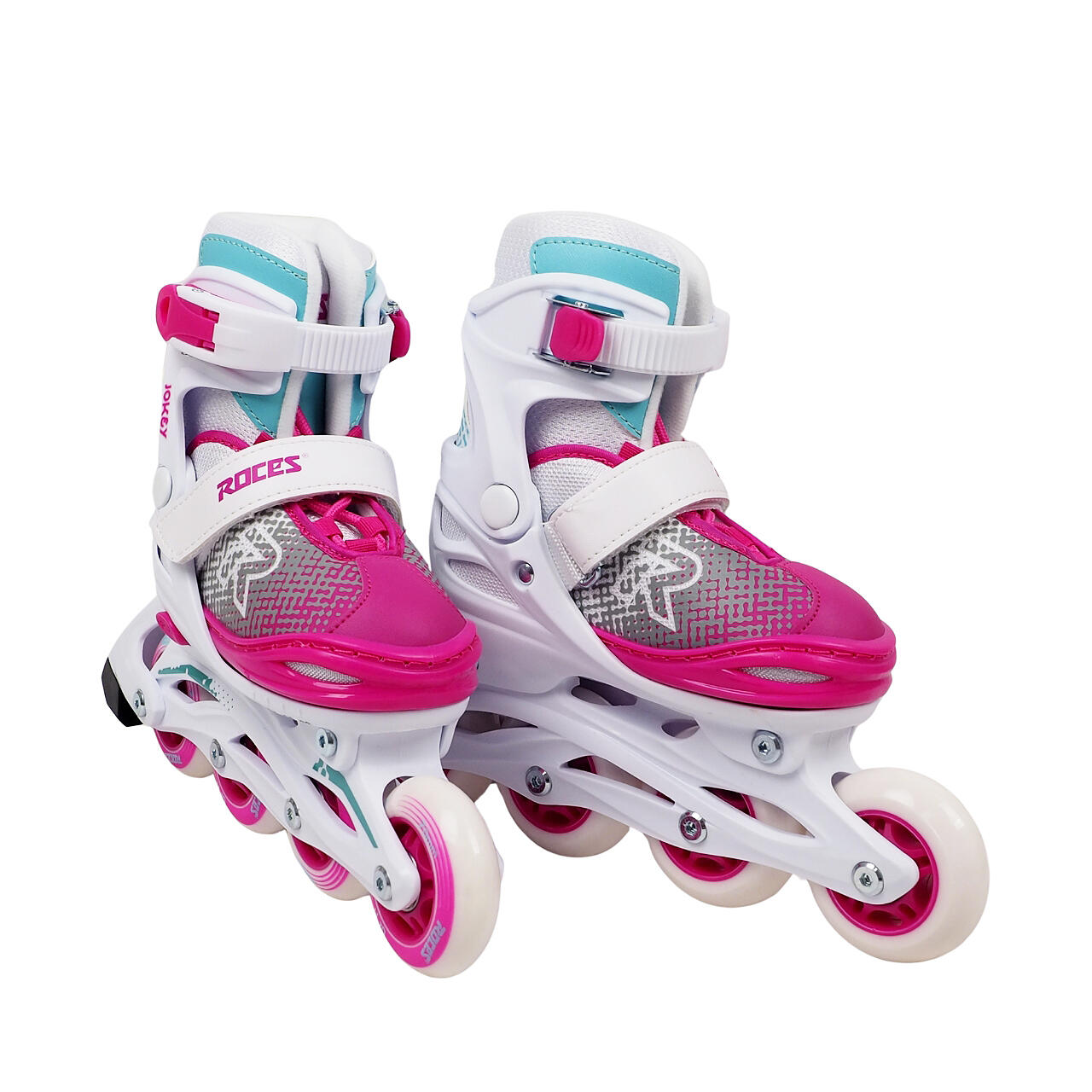 Pattini in linea - Jokey X - Regolabile - Ragazze - Bianco 4/7