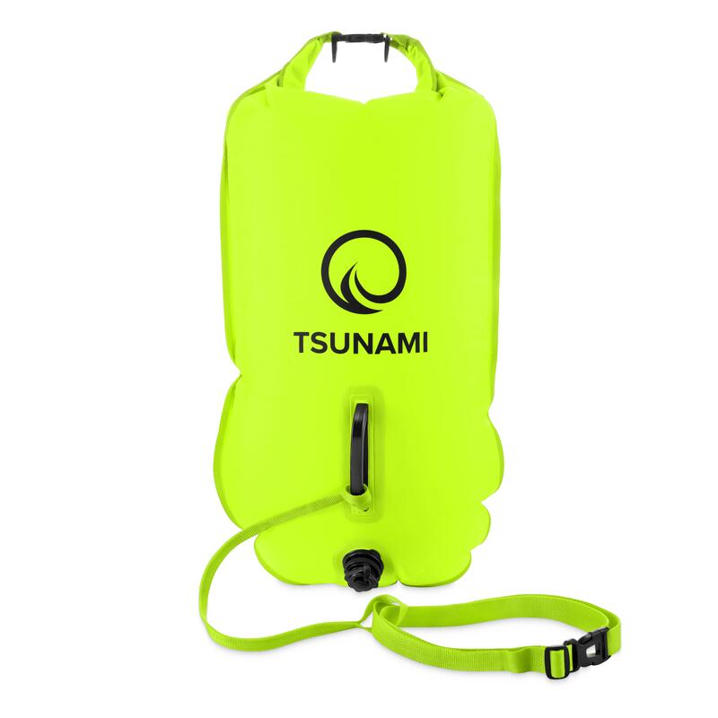 Geamandură gonflabilă de siguranță cu buzunar etanș 2 în 1 TSUNAMI PRO