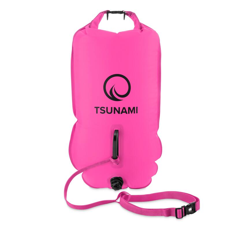 Geamandură gonflabilă de siguranță cu buzunar etanș 2 în 1 TSUNAMI PRO