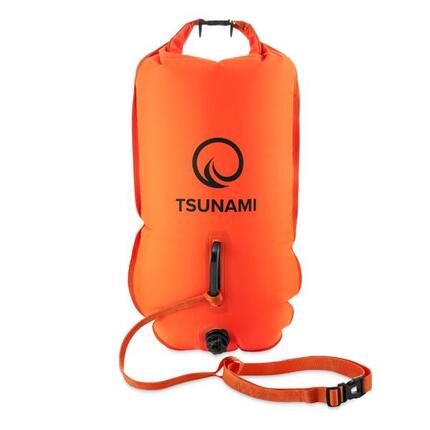 Schwimmboje PRO Dry Bag Sicherheitsboje Trockentasche Freiwasser TSUNAMI
