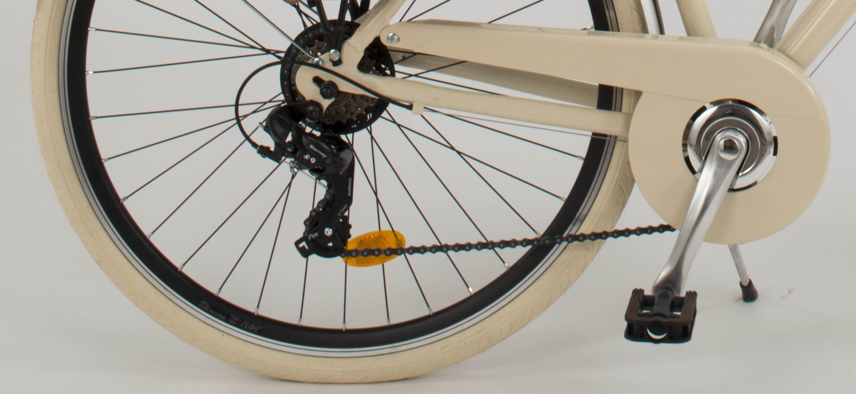 Cityfahrrad 28 Zoll 605 Aluminium Man Beige 5/5