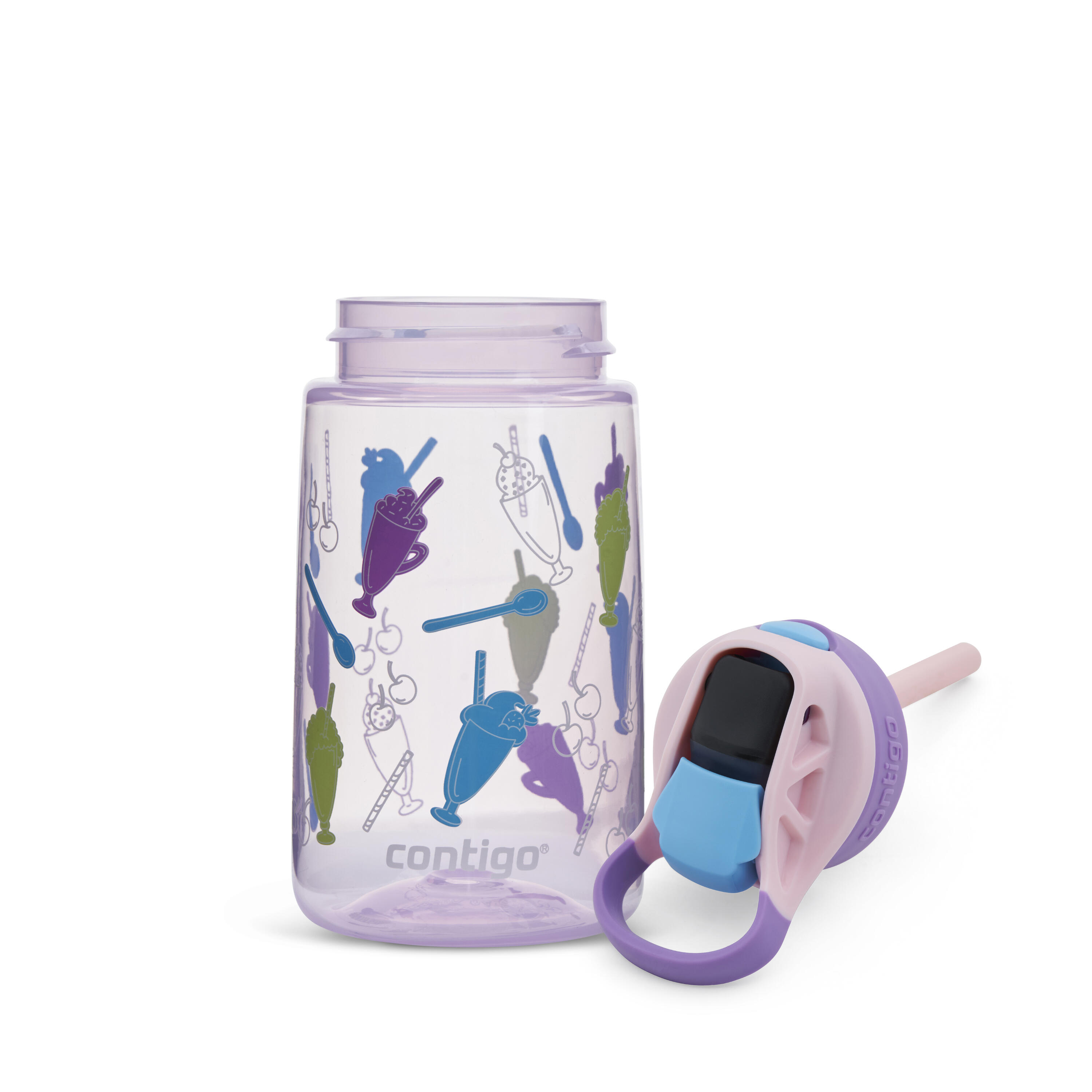 Butelka dla dzieci Easy Clean 420 ml, koktajle truskawkowe 5/7