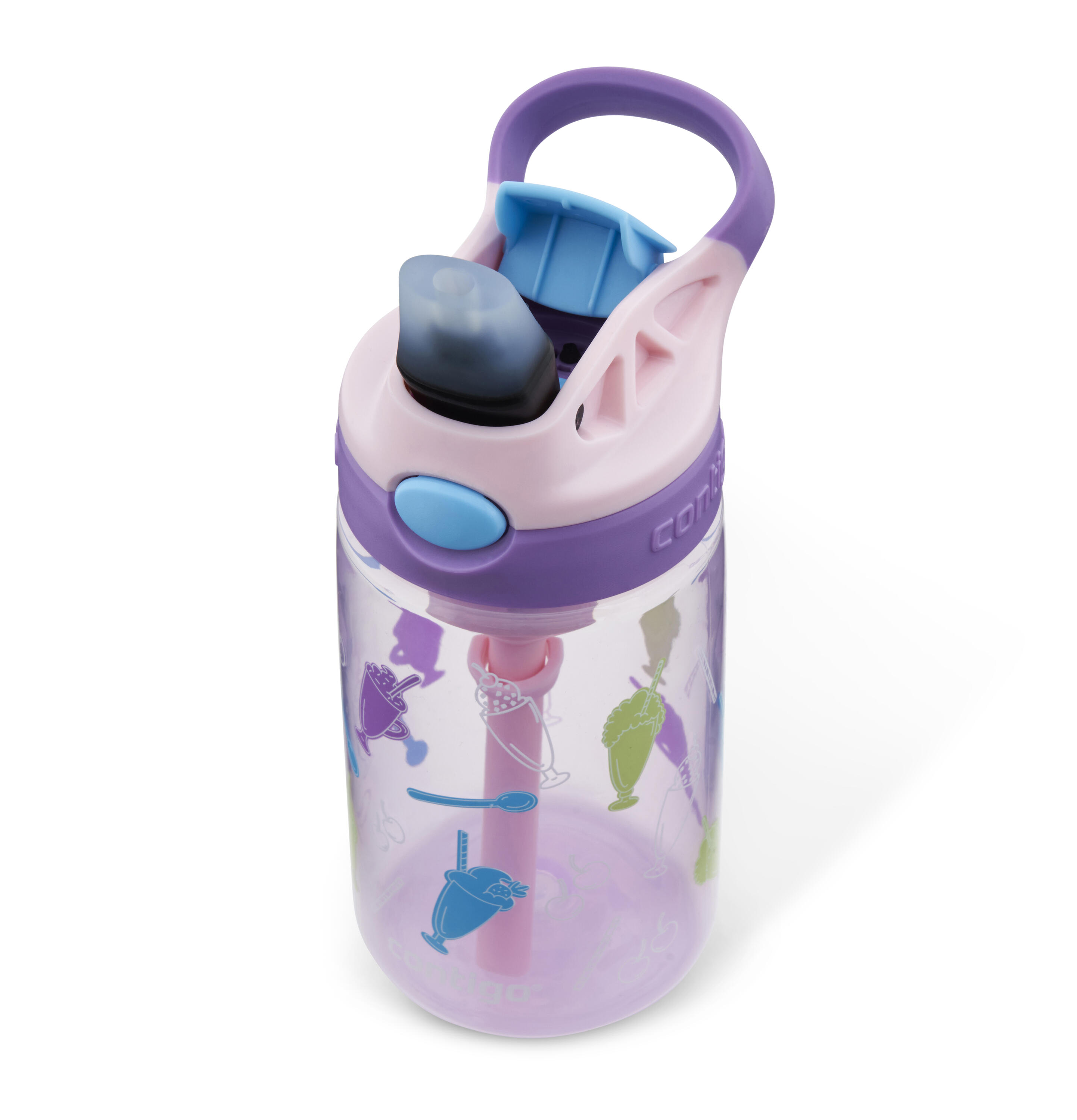Butelka dla dzieci Easy Clean 420 ml, koktajle truskawkowe 2/7