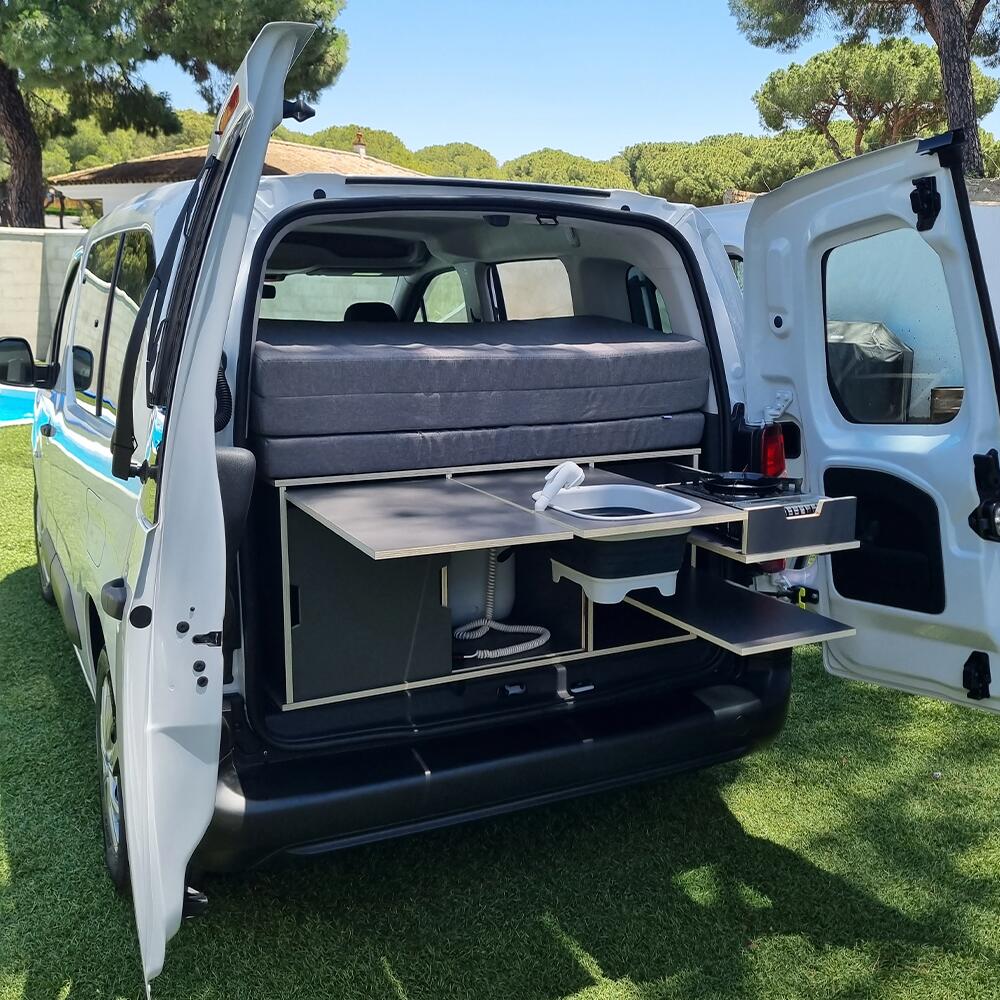 Kit di mobili - MiniCamper Van: Rifter, Partner (+modelli) - Versione corta 4/8