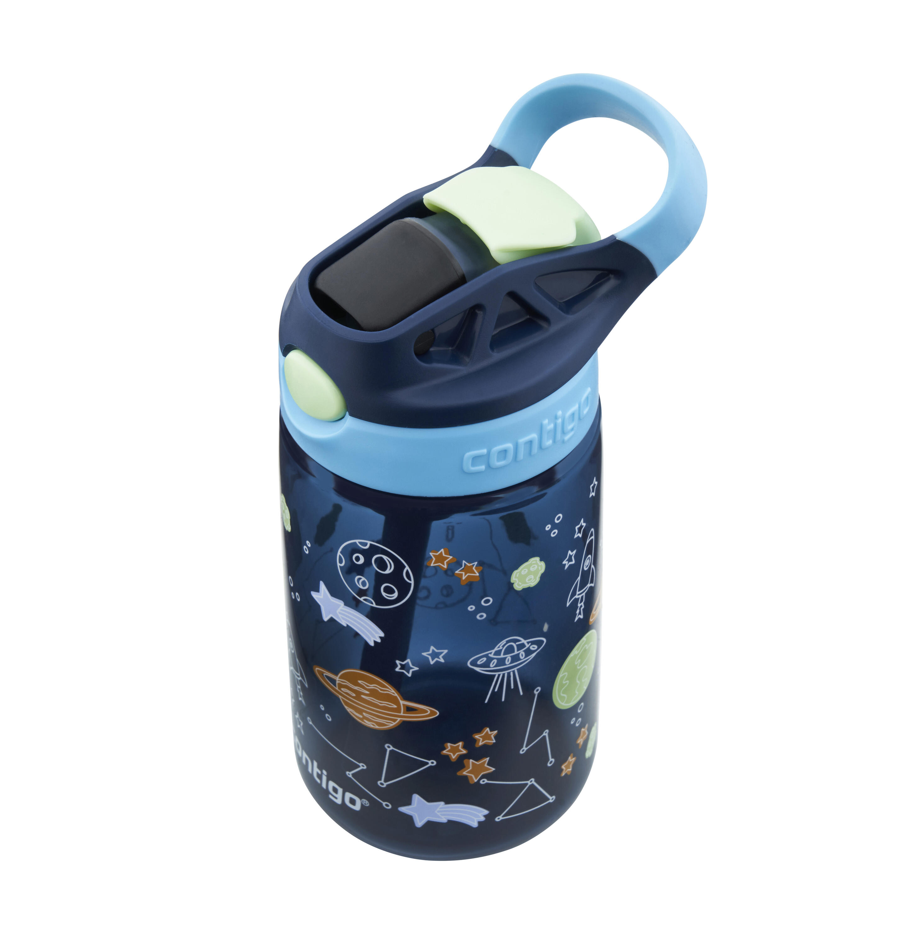 Bottiglia per bambini Contigo Easy Clean 420 ml, Blueberry Cosmos 3/7