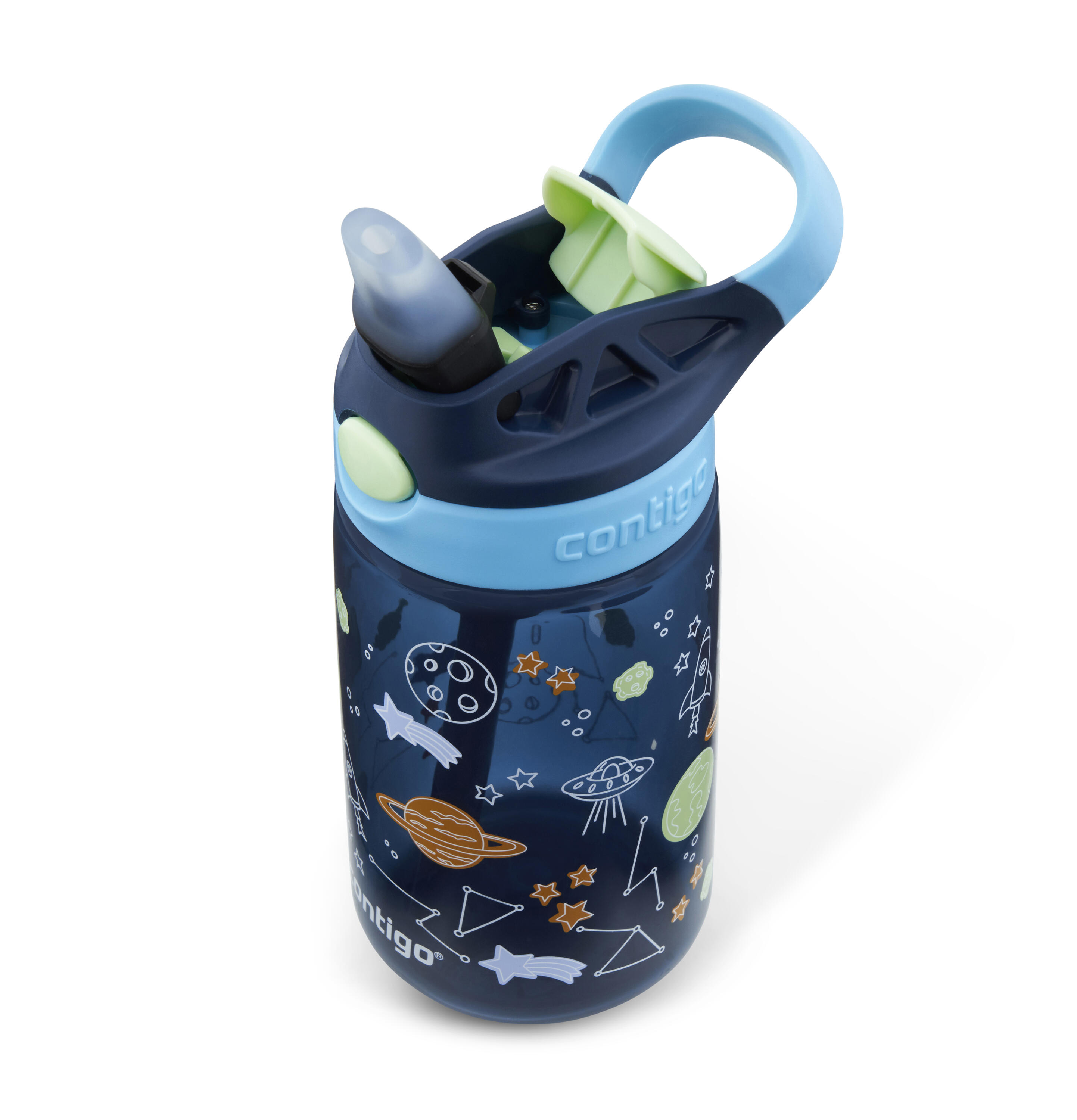 Bottiglia per bambini Contigo Easy Clean 420 ml, Blueberry Cosmos 2/7