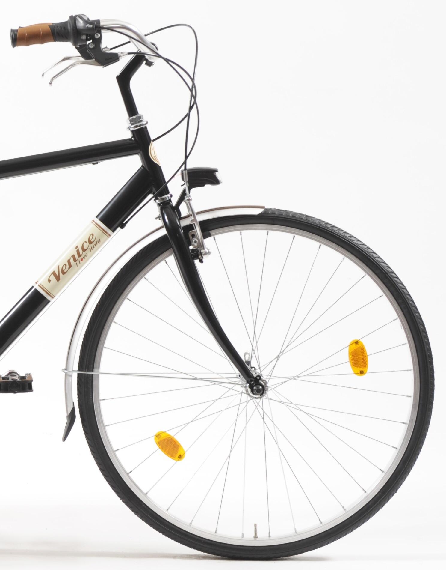 Stadsfiets 28 inch 605 Man zwart 3/5