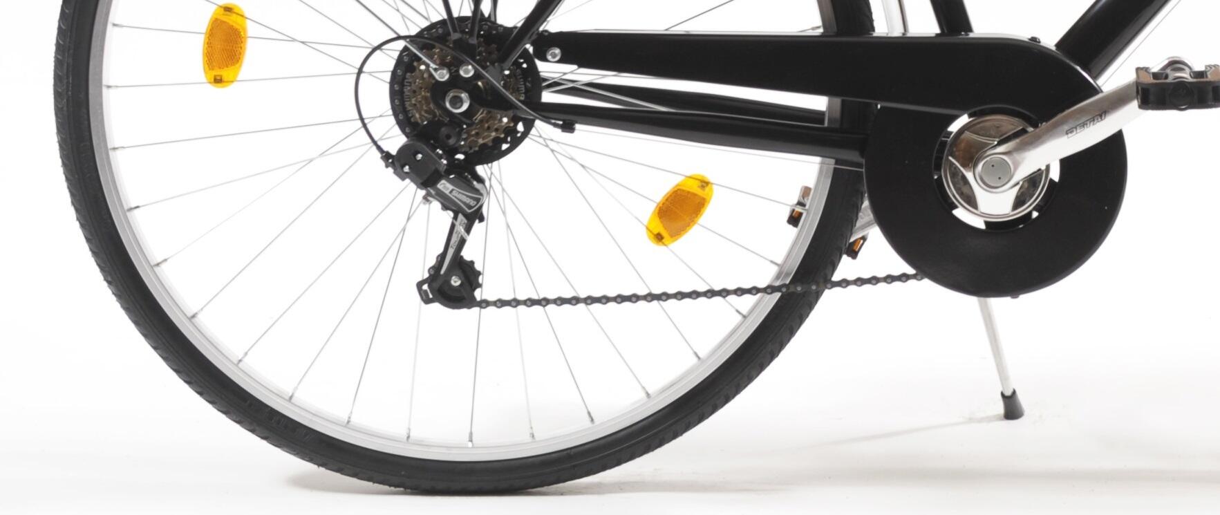 Stadsfiets 28 inch 605 Man zwart 5/5
