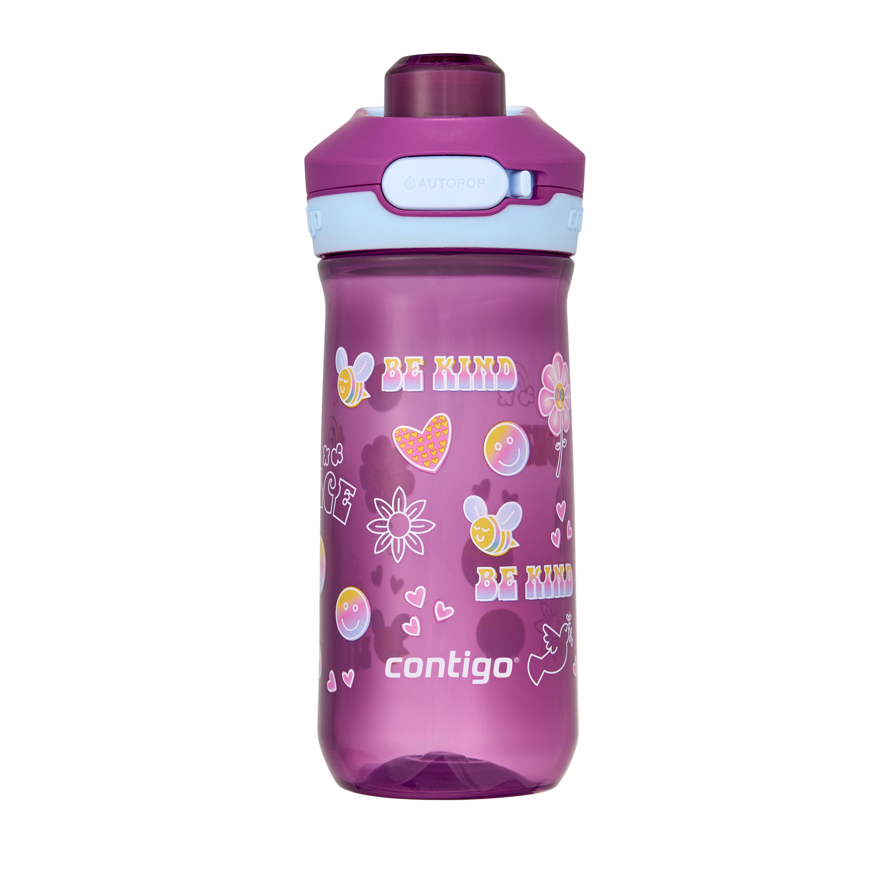 CONTIGO Bottiglia per bambini Contigo Jessie 420 ml, Grape Retro