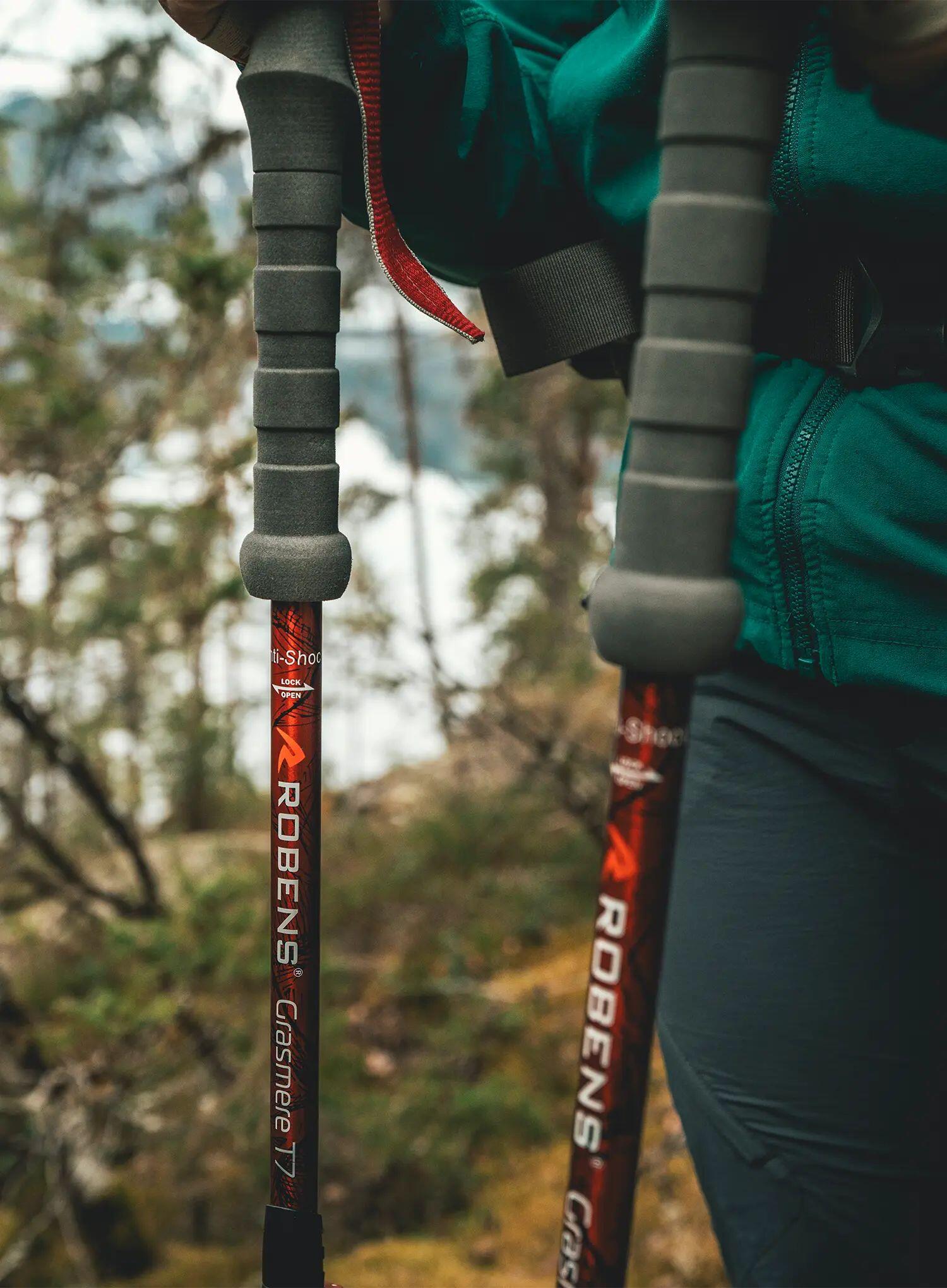 Kije trekkingowe Robens Grasmere T7 - red 5/7