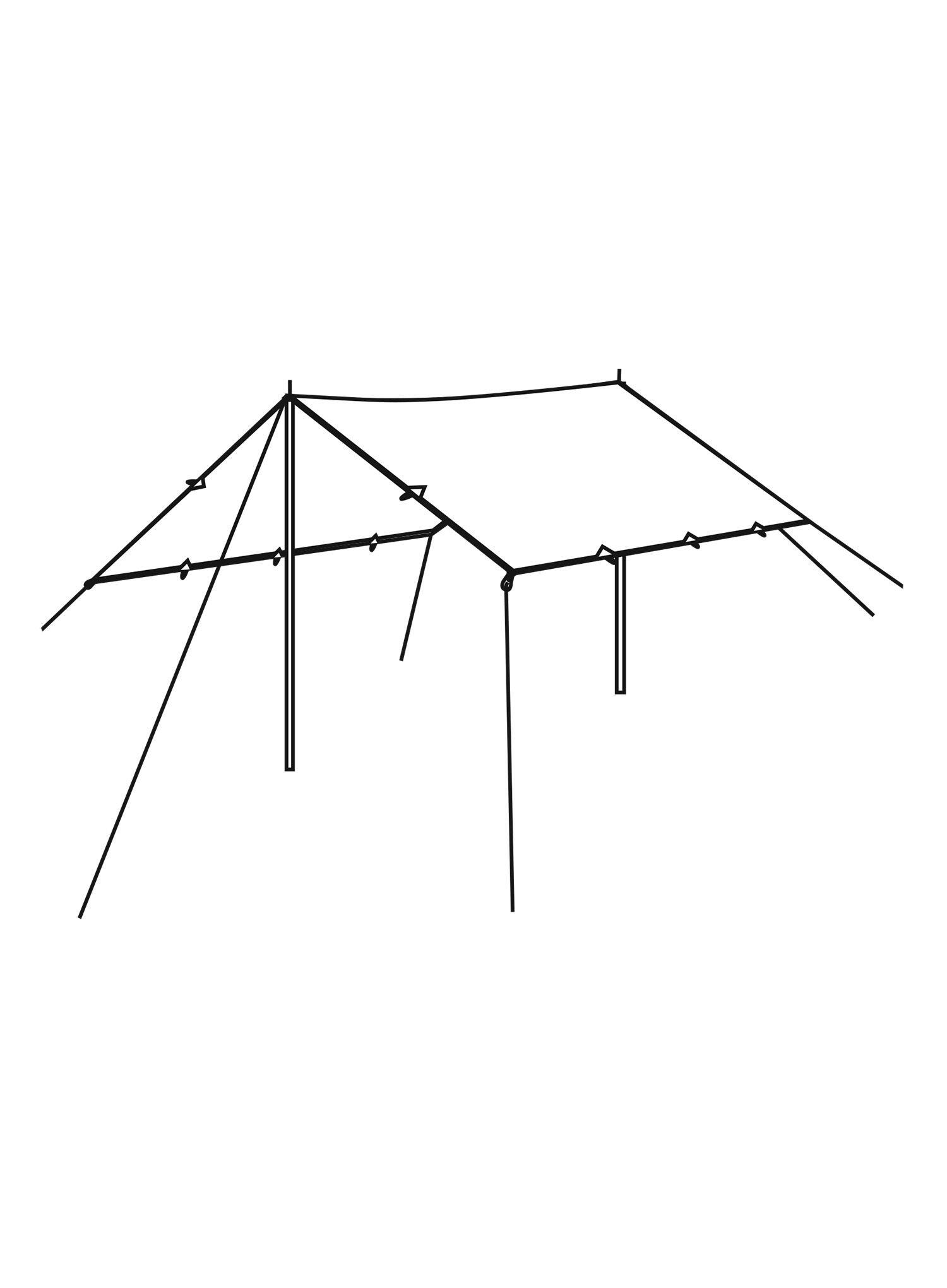 Tarp turystyczny Robens 3 x 3 m - blue 2/4