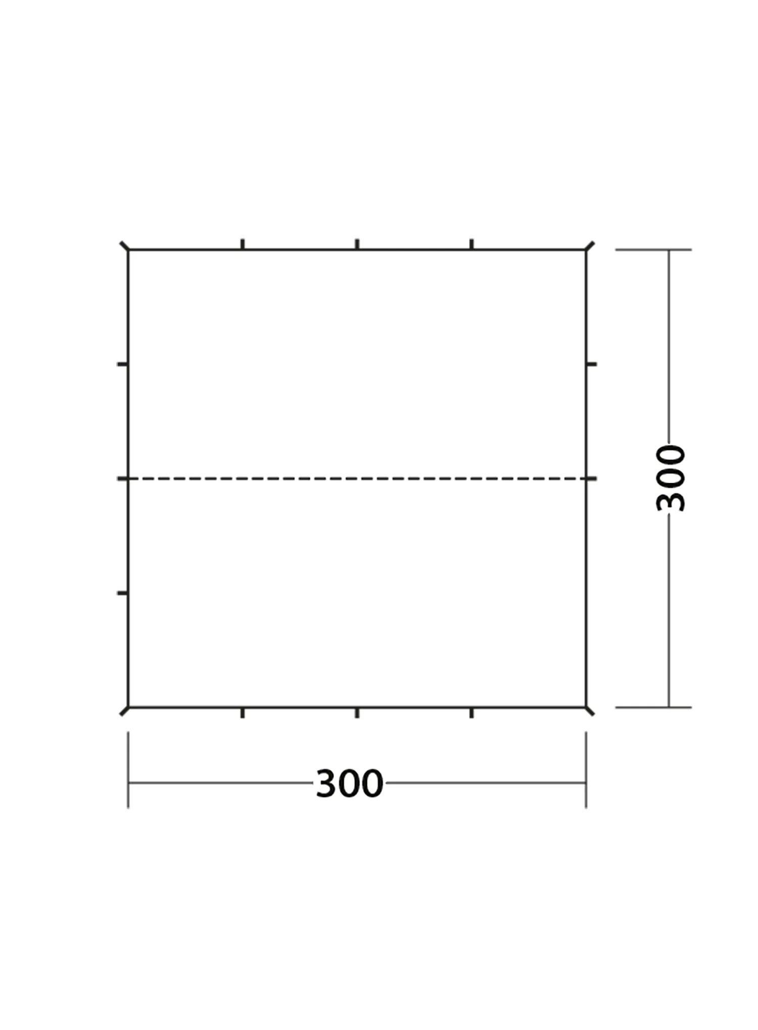 Tarp Robens 3 x 3 m Exp - blue 2/3