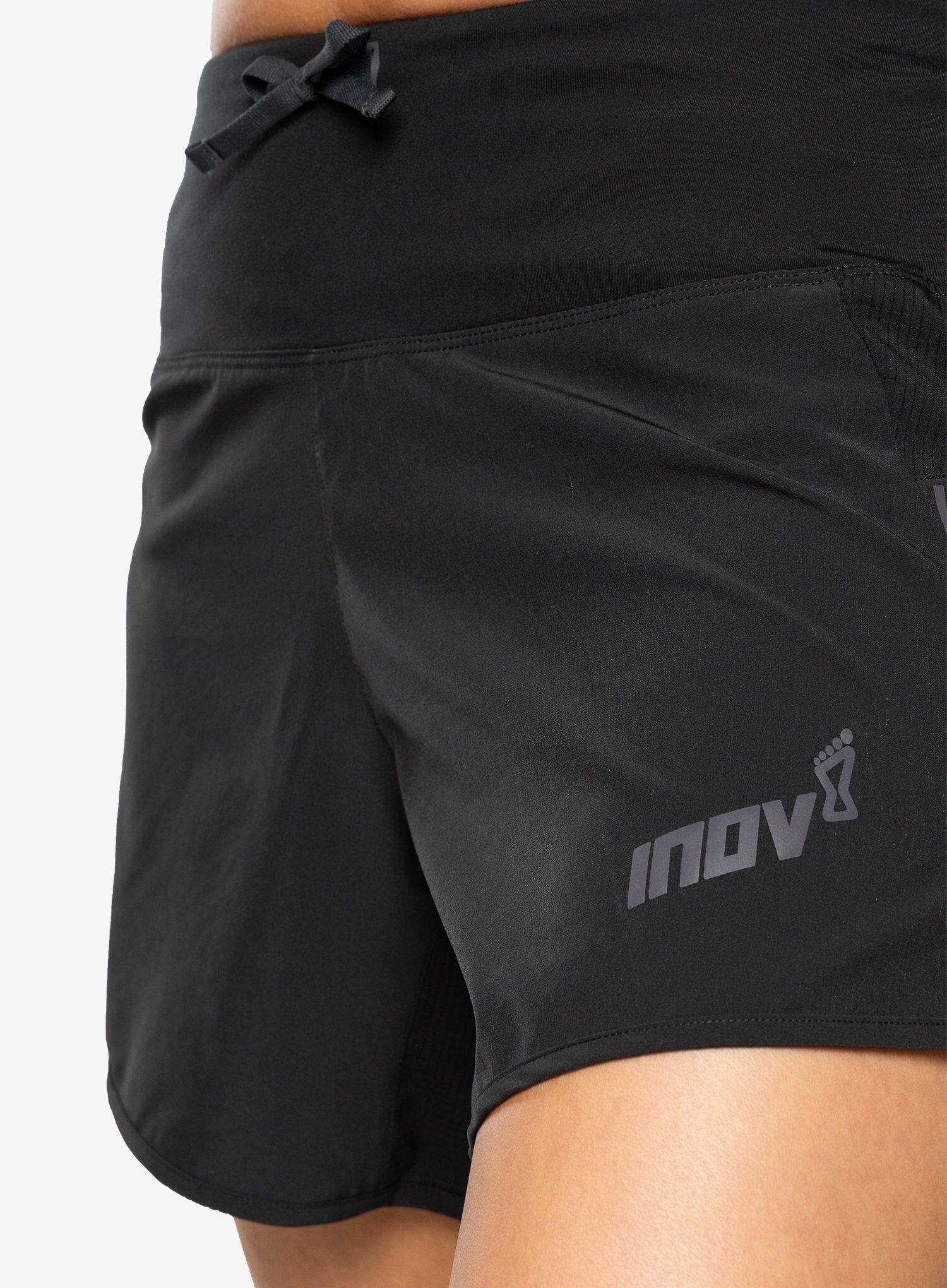 Pantaloncini da donna Inov-8 Train Lite 5in Black 5/6