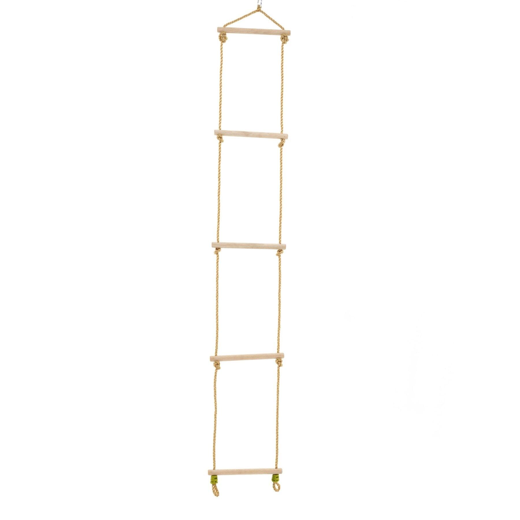 Schaukelgestell mit 2 Schaukeln BALANDIER Braun H224cm 4/5