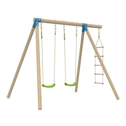 Portique 2 balançoires BALANDIER bois H224cm