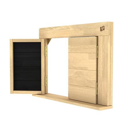 Klappe für ein Häuschen braun FSC®