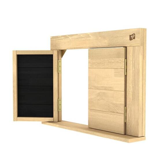 Klappe für ein Häuschen Braun FSC®