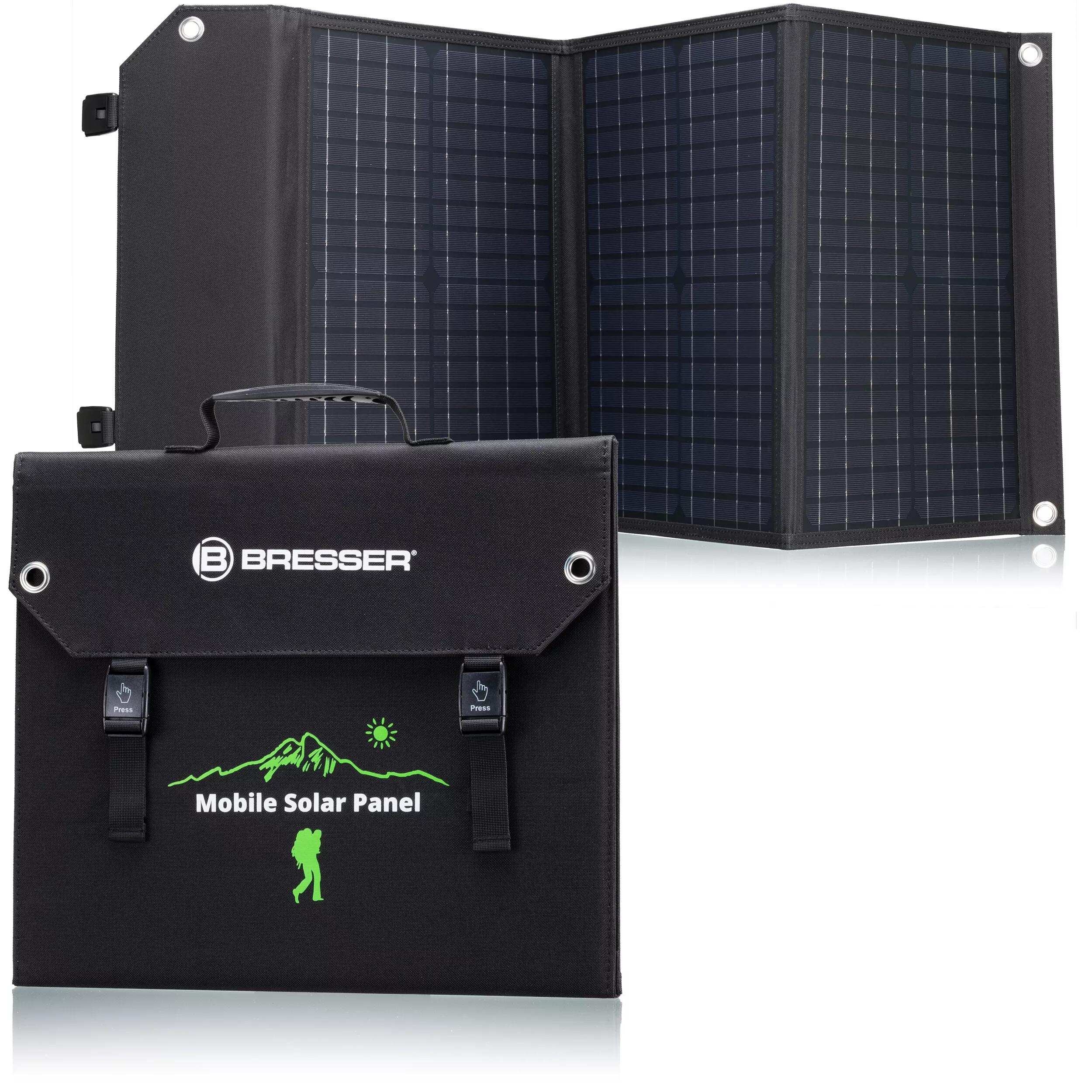 BRESSER Painel Solar - Carregador Portátil 60W BRESSER