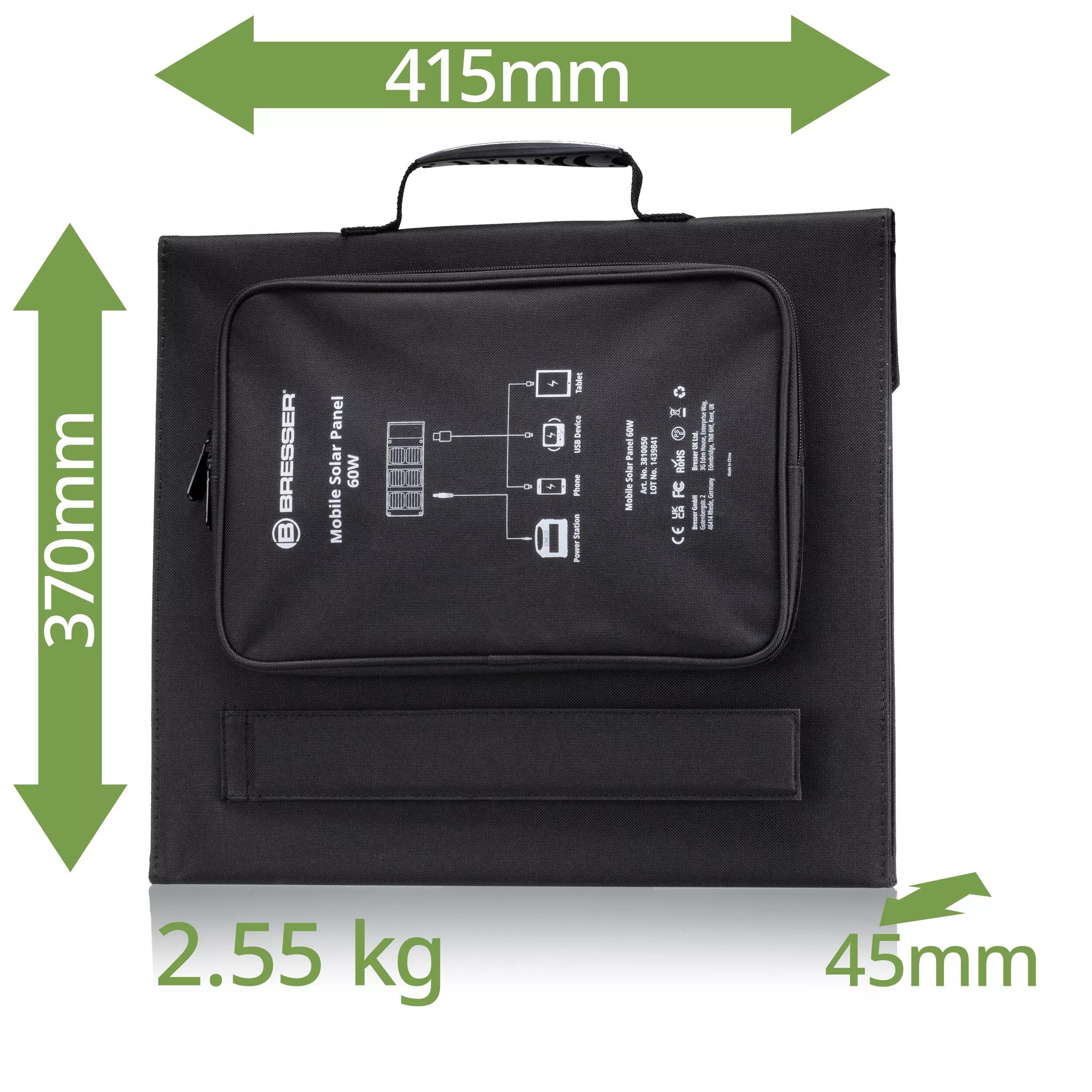 Painel Solar - Carregador Portátil 60W BRESSER 4/7