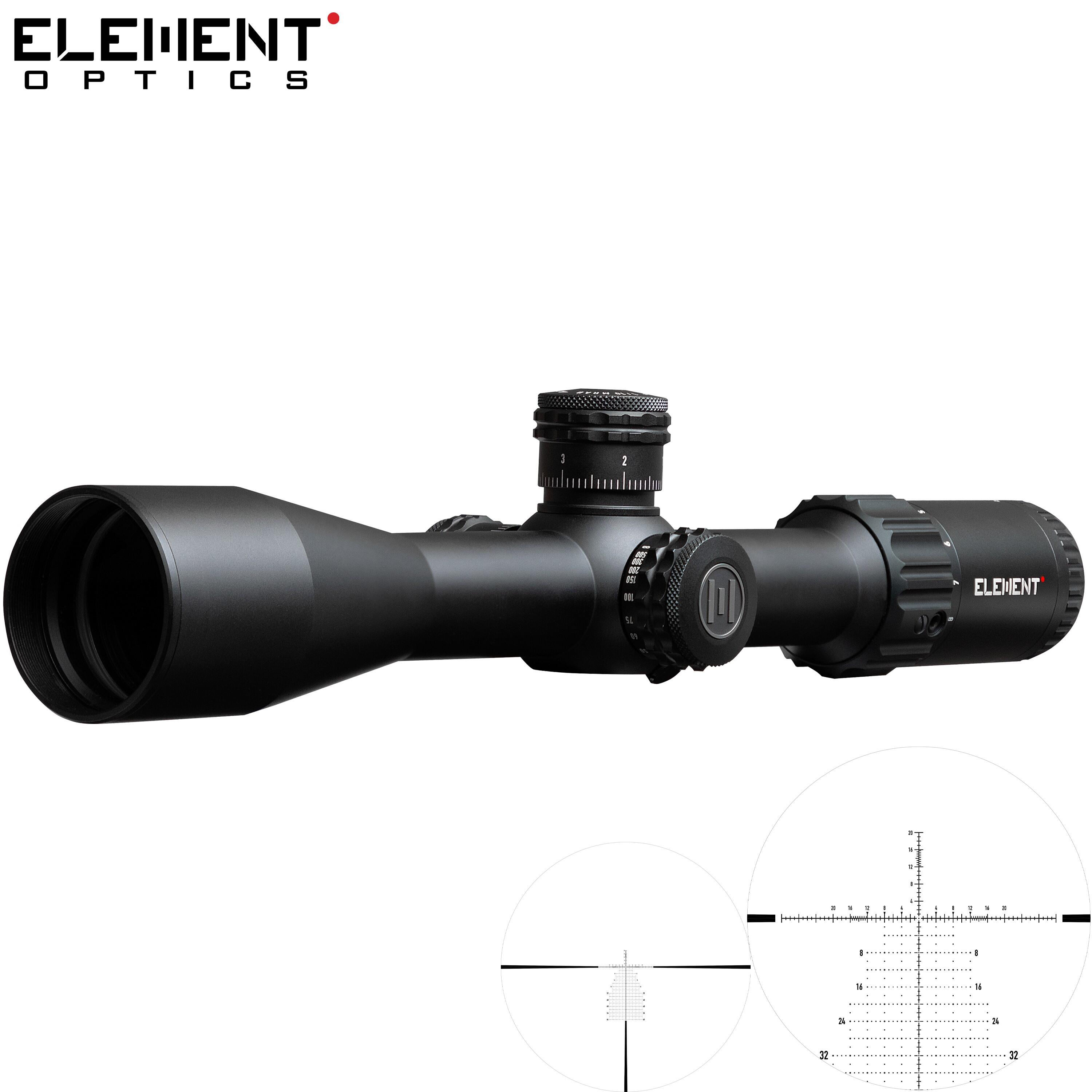 Element Optics - Lunette De Tir Element Optics Helix 4-16x44 Apr-2d Ffp Moa - Lunette De Visée - Noir - Taille Unique - Decathlon