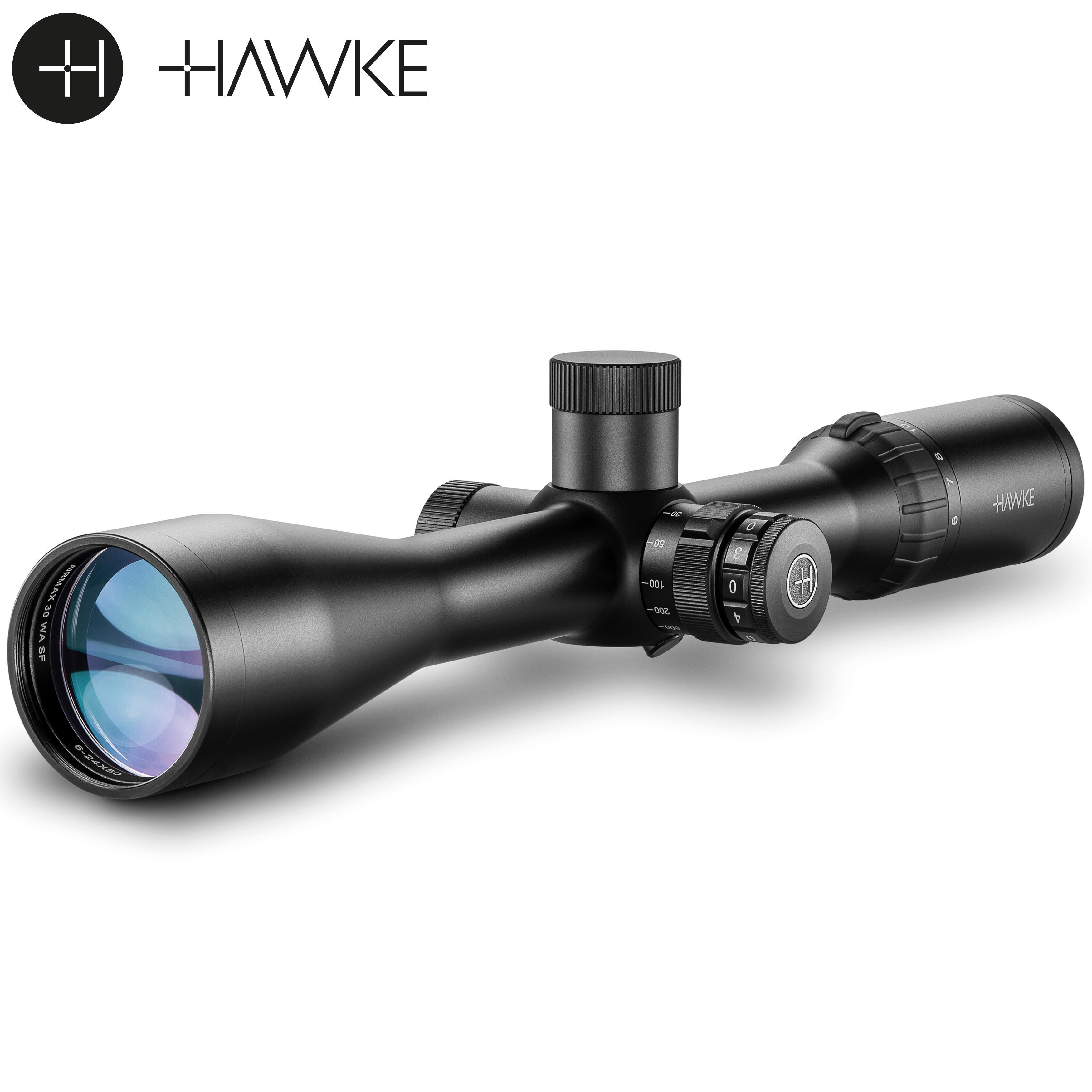 Hawke - Lunette De Tir Hawke Airmax 30 Wa 6-24x50 Amx Sf Ir - Lunette De Visée - Noir - Taille Unique - Decathlon