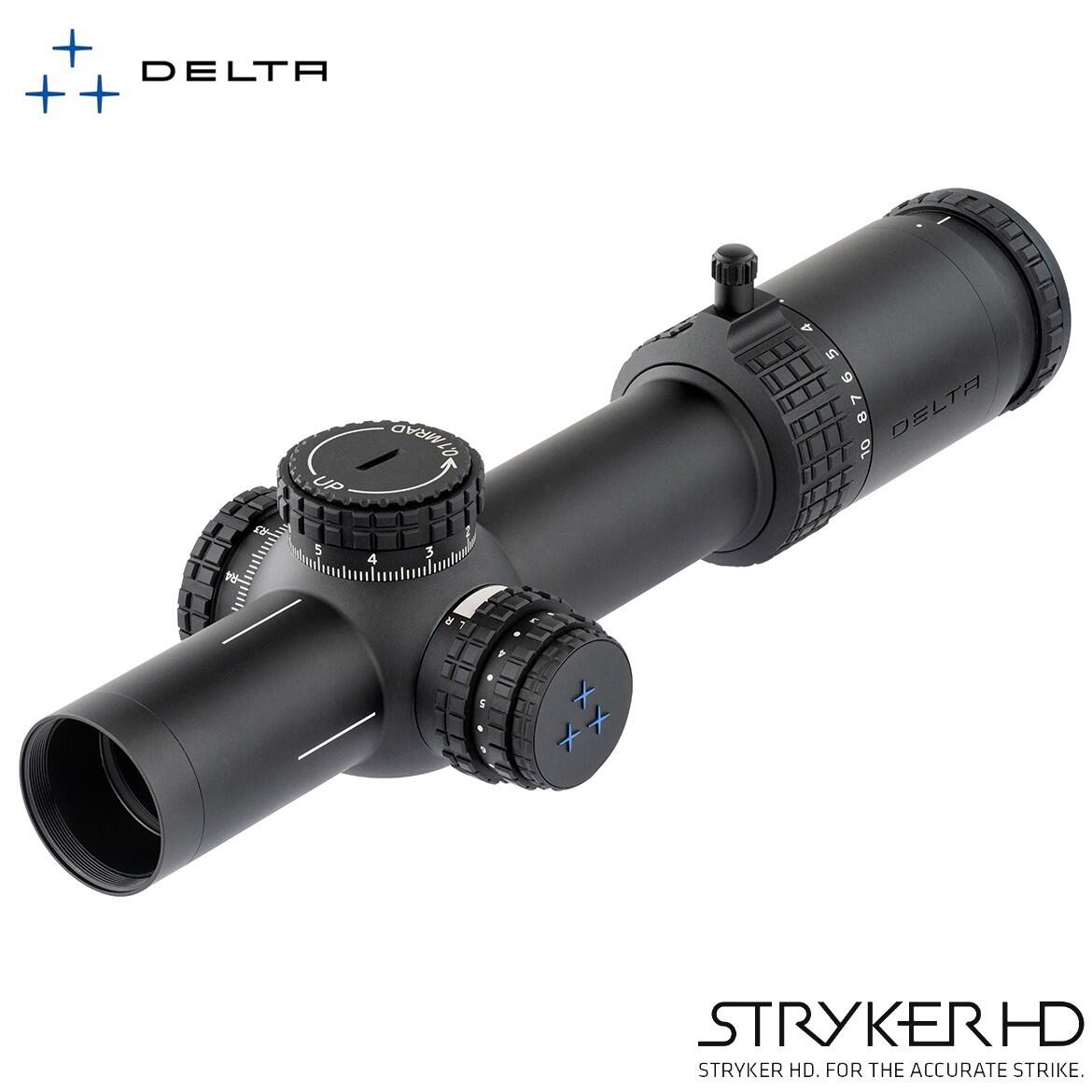 Delta Optical - Lunette De Tir Delta Optical Stryker Hd 1-10x28 Ffp 0.1 Mrad (sdog-1) - Monoculaire - Noir - Taille Unique - Decathlon