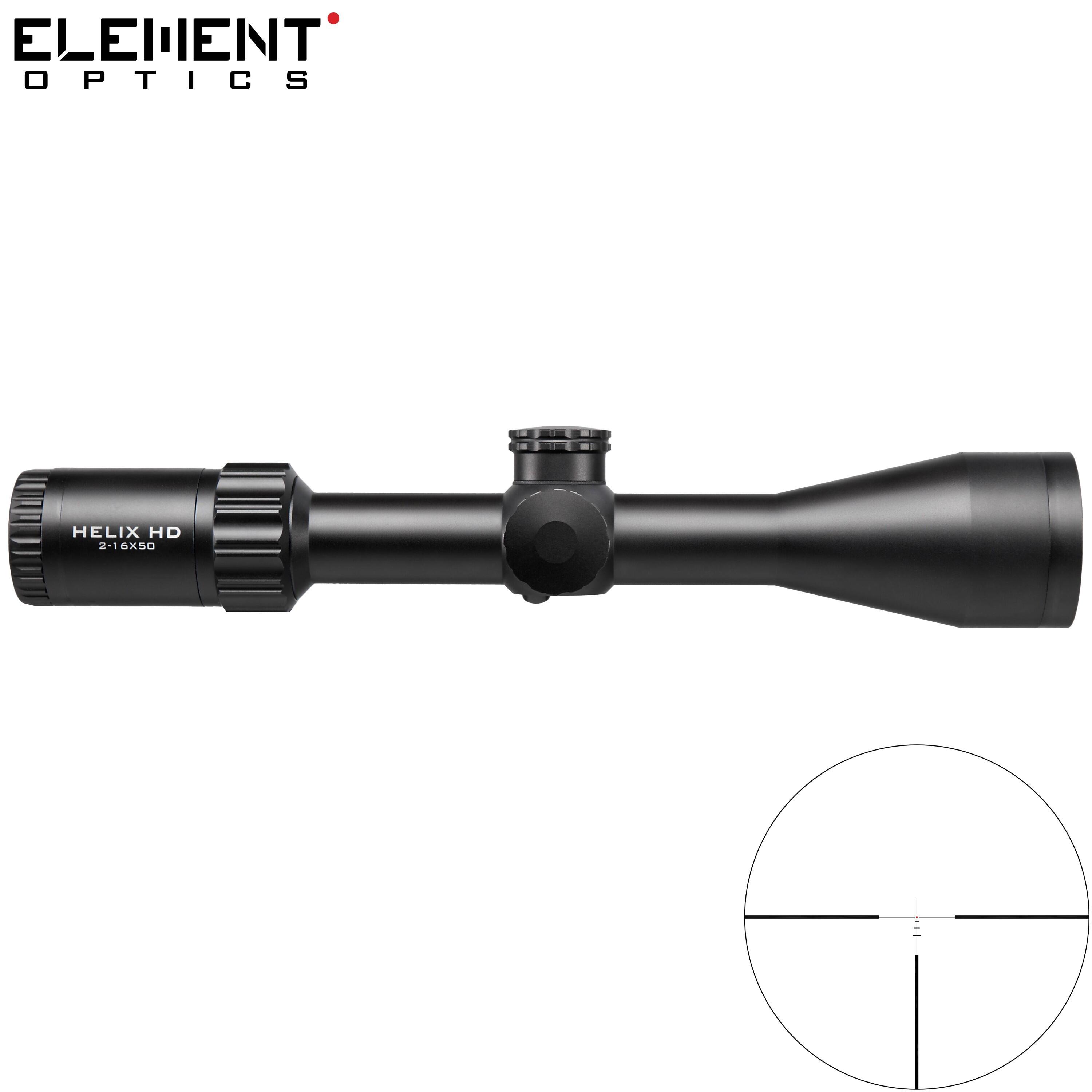 Ottica Element Optics Helix HD 2-16X50 SFP MRAD RAPTR-1 3/7