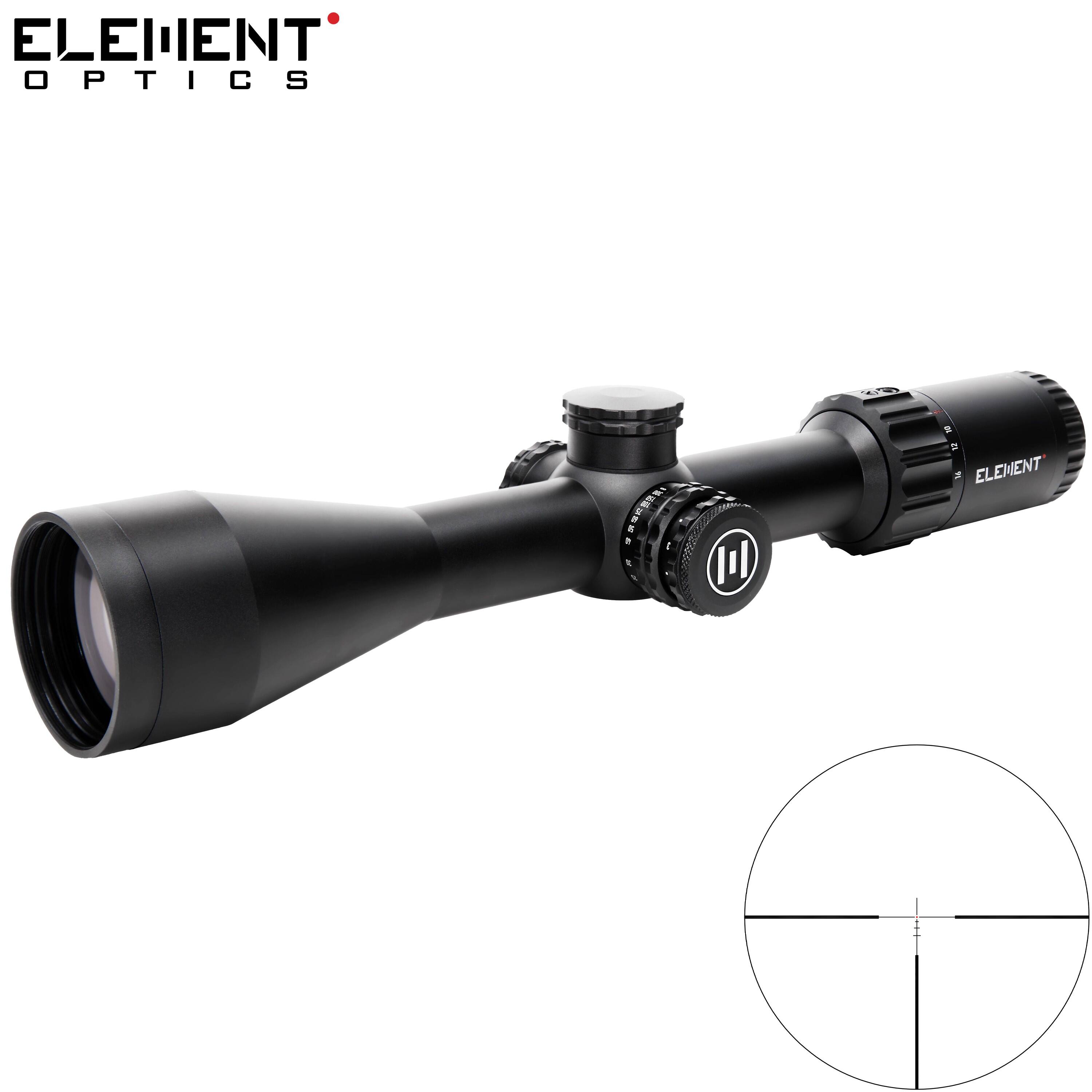 Element Optics - Lunette De Tir Element Optics Helix Hd 2-16x50 Sfp Mrad Raptr-1 - Lunette De Visée - Noir - Taille Unique - Decathlon